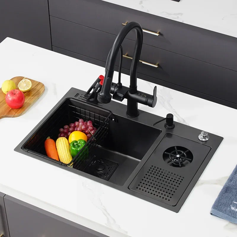Sink Under the counter Vegetable basin Kitchen Thickened 304 stainless steel large single tank On the counter Dishbasin
Sink Under the counter Vegetable basin Kitchen Thickened 304 stainless steel large single tank On the counter Dishbasin
