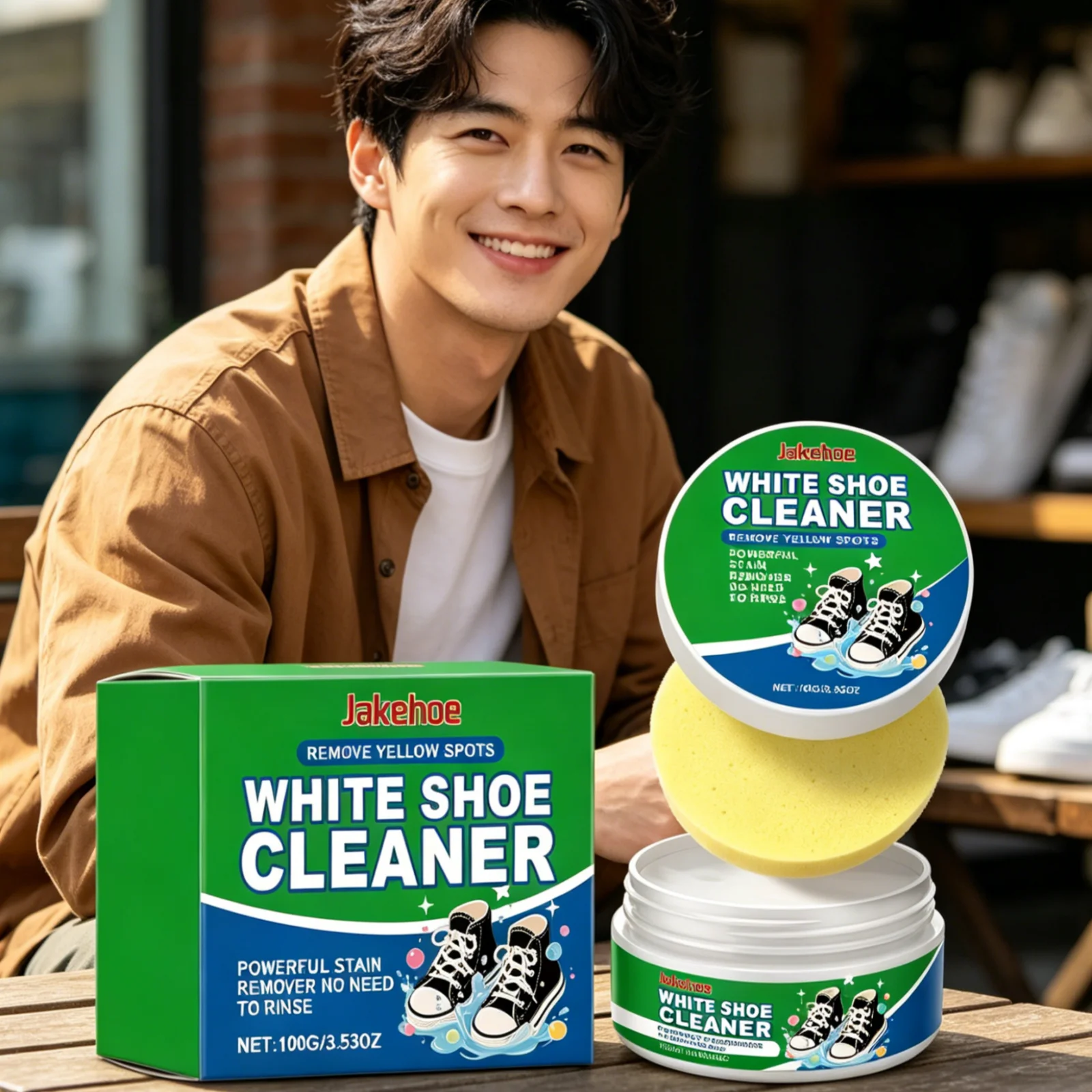 Jakehoe White Shoe Cleaner Sneaker Renew Whitening Stain Remover Gentle Non Irritating Formula All Purpose Shoe Cleaning Cream
Jakehoe White Shoe Cleaner Sneaker Renew Whitening Stain Remover Gentle Non Irritating Formula All Purpose Shoe Cleaning Cream