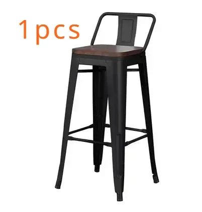 Lounge Modern Metal Bar Stools with Back Black bar chairs Nordic Stool High Chair
Lounge Modern Metal Bar Stools with Back Black bar chairs Nordic Stool High Chair