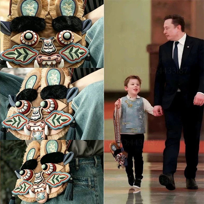 Elon Reeve Musk Son's Same Style Bag Handbag Traditional Chinese Handmade Embroidery Travel Bags Shopping Bag Large Capacity Bag
Elon Reeve Musk Son's Same Style Bag Handbag Traditional Chinese Handmade Embroidery Travel Bags Shopping Bag Large Capacity Bag