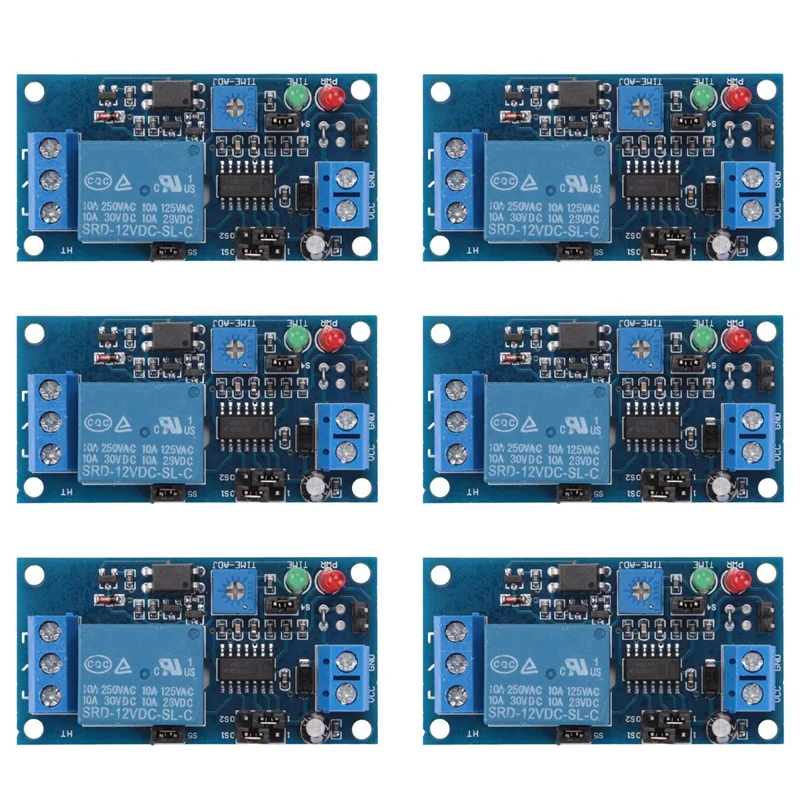 2025 Trend 6X 12V DC Delay Relay Delay Turn On / Delay Turn Off Switch Module With Timer
2025 Trend 6X 12V DC Delay Relay Delay Turn On / Delay Turn Off Switch Module With Timer