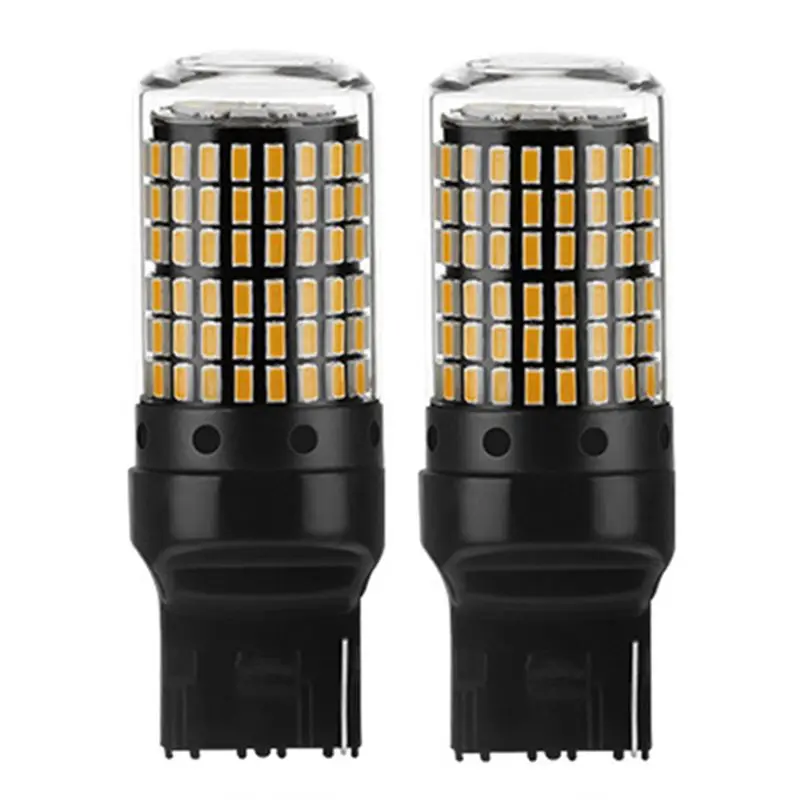 4Pcs Car LED Bulbs 3157 P27-7W T25 LED P27W Canbus Lamp High Power No Error Free Reverse Light Turn Brake Lamp Yellow
4Pcs Car LED Bulbs 3157 P27-7W T25 LED P27W Canbus Lamp High Power No Error Free Reverse Light Turn Brake Lamp Yellow