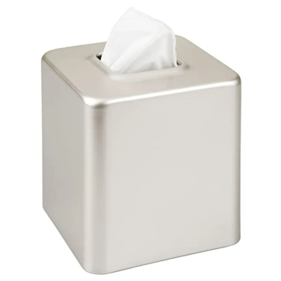 Steel Square Tissue Box Cover, Modern Facial Tissue Holder for Bathroom Vanity Countertops, Bedroom Dressers, Night Stands, Des
Steel Square Tissue Box Cover, Modern Facial Tissue Holder for Bathroom Vanity Countertops, Bedroom Dressers, Night Stands, Des