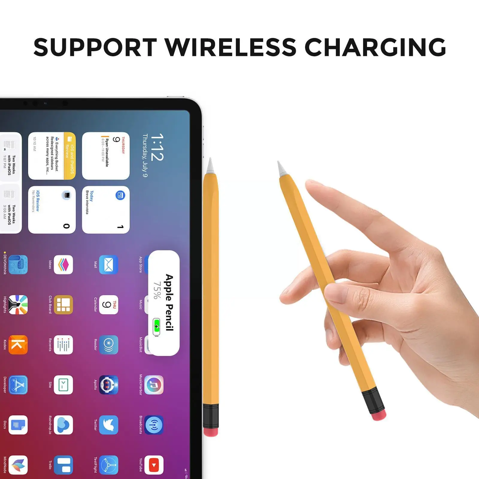 Case For Apple Pencil 1 2 Silicone Protective Sleeve Cover For iPad Stylus Pen Non-slip Anti-fall Case Support Magnetic Charg
Case For Apple Pencil 1 2 Silicone Protective Sleeve Cover For iPad Stylus Pen Non-slip Anti-fall Case Support Magnetic Charg