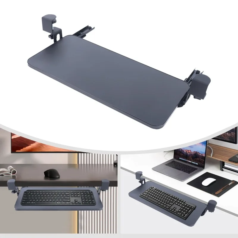 【Professional Grade】TX Keyboard Tray Under Desk 52x25cm Slide-Out Computer Platform Keyboard Drawer No-Drill Installation for Ho
【Professional Grade】TX Keyboard Tray Under Desk 52x25cm Slide-Out Computer Platform Keyboard Drawer No-Drill Installation for Ho