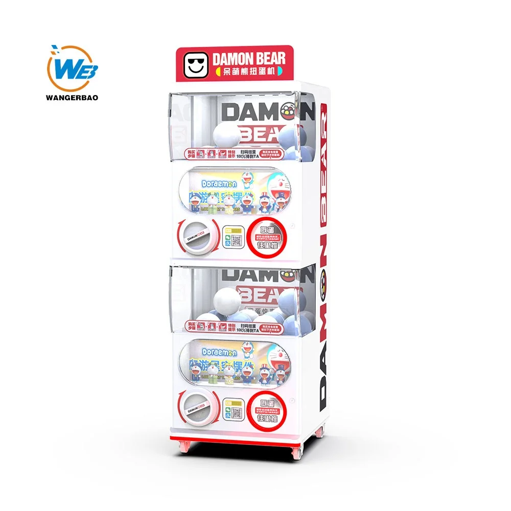 Gachapon Capsule Toy Vending Machine Source Manufacturer-WANGERBAO Customs Gacha Machine With Bill/QR Online Acceptor Gachapon
Gachapon Capsule Toy Vending Machine Source Manufacturer-WANGERBAO Customs Gacha Machine With Bill/QR Online Acceptor Gachapon