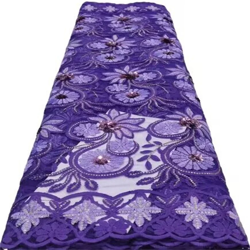 Purple African Lace Fabric High Quality Embroidery 2023 French Tulle Lace Nigerian Sequins Lace Fabric For Wedding Wholesale
Purple African Lace Fabric High Quality Embroidery 2023 French Tulle Lace Nigerian Sequins Lace Fabric For Wedding Wholesale