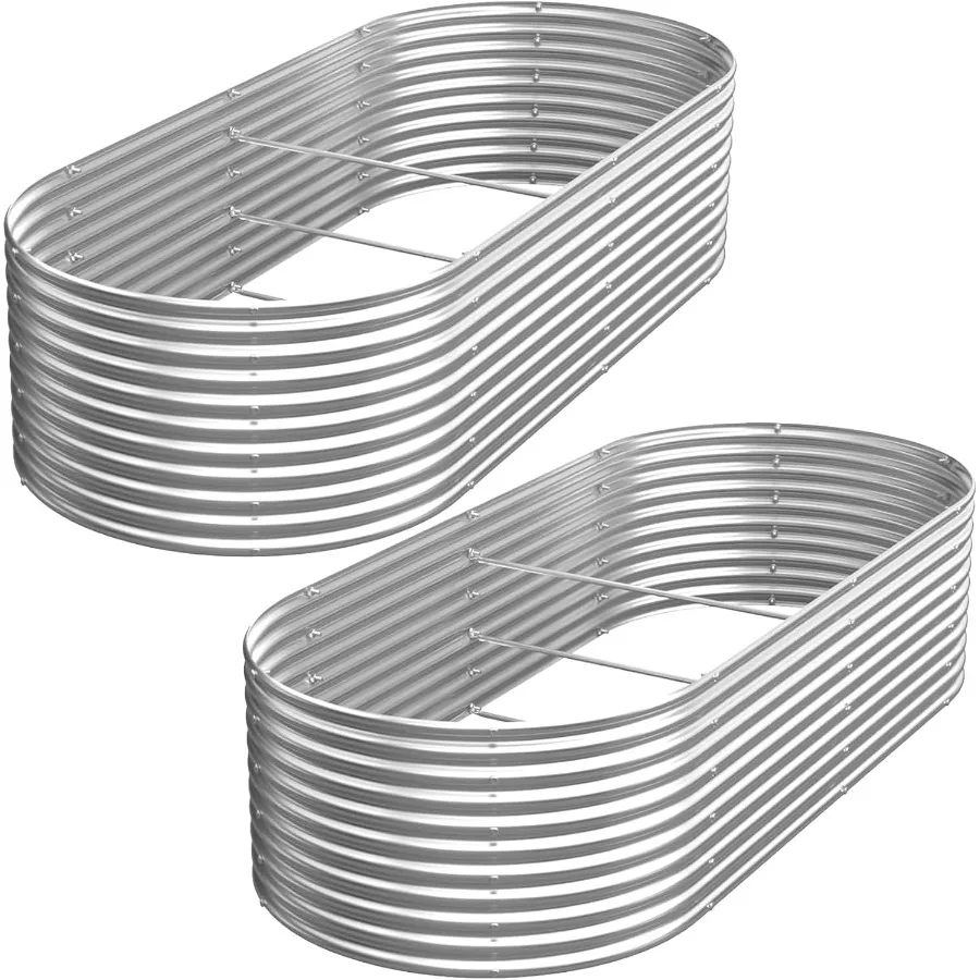 2pcs Tall Galvanized Raised Garden Bed OutdoorSteel Garden Bed for Vegetables Above Ground Garden Box for Flower Metal Raised B
2pcs Tall Galvanized Raised Garden Bed OutdoorSteel Garden Bed for Vegetables Above Ground Garden Box for Flower Metal Raised B