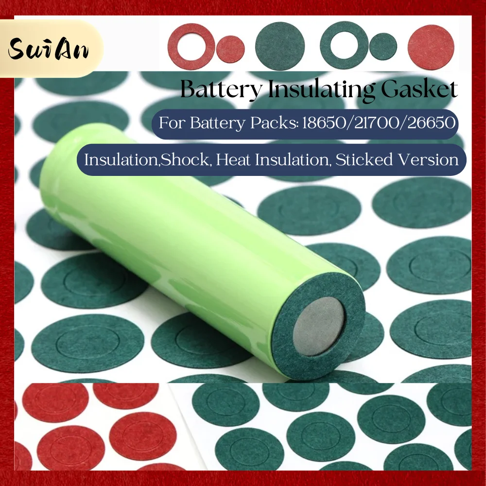 18650 21700 26650 Li-ion Battery Insulation Gasket Pack Cell Adhesive Green Red Barley Paper Battery Electrode Insulated Pads
18650 21700 26650 Li-ion Battery Insulation Gasket Pack Cell Adhesive Green Red Barley Paper Battery Electrode Insulated Pads