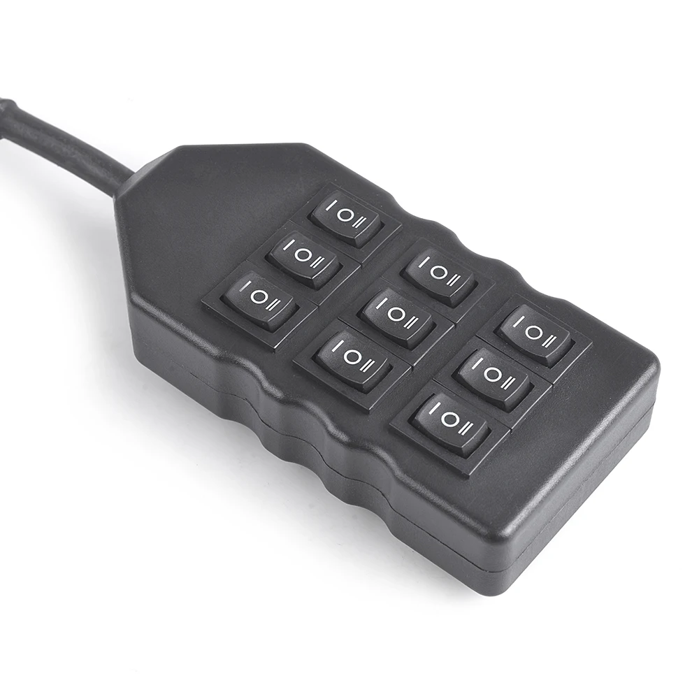 Универсальная пневматическая система пневматической подвески постоянного тока 12 В 200 фунтов на квадратный дюйм, 9-кнопочный контроллер ручки, ручной переключатель управления линией 1 м или 5 м
Универсальная пневматическая система пневматической подвески постоянного тока 12 В 200 фунтов на квадратный дюйм, 9-кнопочный контроллер ручки, ручной переключатель управления линией 1 м или 5 м