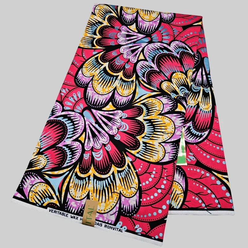 Хлопковая африканская восковая ткань с цветочным принтом для шитья желто-розового платья, одежды, подушек, диванной скатерти, длина 6 ярдов, 24 ярда, R2998
Хлопковая африканская восковая ткань с цветочным принтом для шитья желто-розового платья, одежды, подушек, диванной скатерти, длина 6 ярдов, 24 ярда, R2998