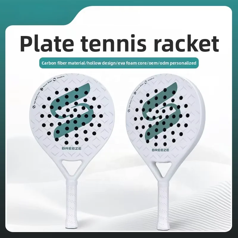 Carbon Fiber Lightweight Customizable Plate Padel Tennis Racket with EVA Foam Core OEM/ODM Outdoor Sports Equipment
Carbon Fiber Lightweight Customizable Plate Padel Tennis Racket with EVA Foam Core OEM/ODM Outdoor Sports Equipment