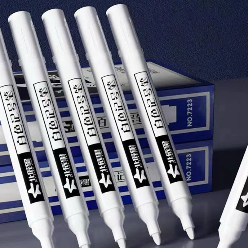 Waterproof White Marker Pen Permanent Graffiti Gel Pencil Oily Pens маркери фломастеры Tire Painting Notebook Drawing
Waterproof White Marker Pen Permanent Graffiti Gel Pencil Oily Pens маркери фломастеры Tire Painting Notebook Drawing