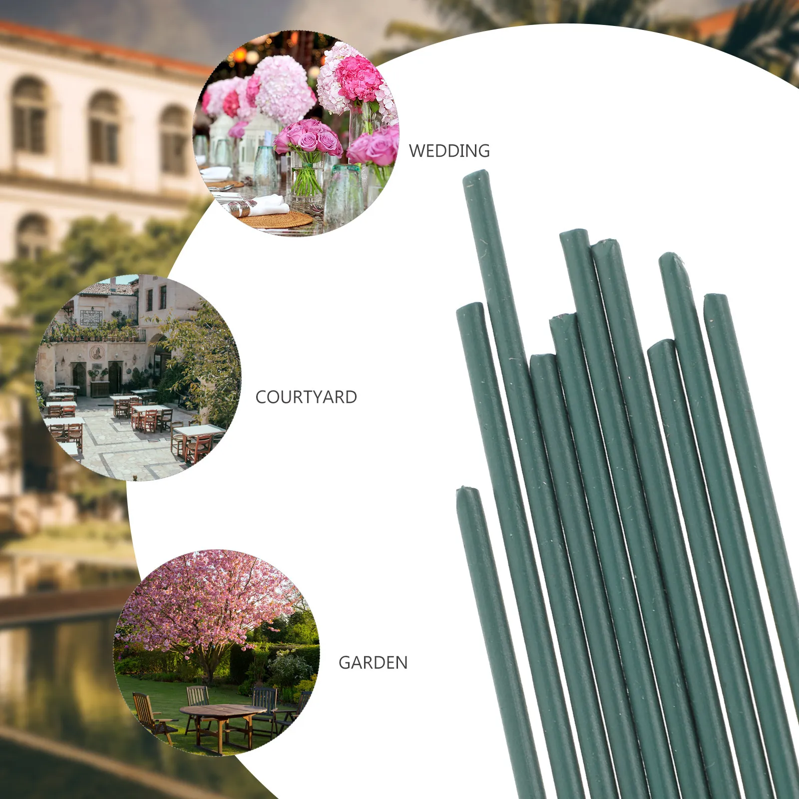 11Pcs Artificial Flower Stems Plastic Iron Wire Flexible Floral Stem DIY Wedding Bouquet Decoration Supplies Floral Picks
11Pcs Artificial Flower Stems Plastic Iron Wire Flexible Floral Stem DIY Wedding Bouquet Decoration Supplies Floral Picks