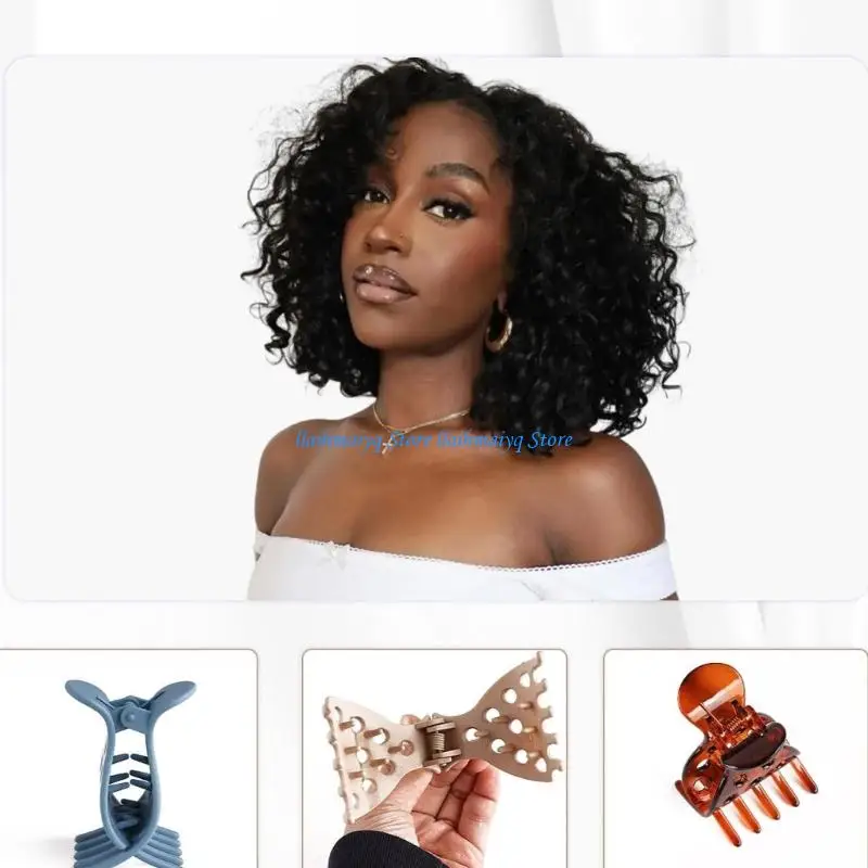 573B Stylish Resin Plastic Hair Claw Clip Slip Resist Hairpin For Women Professional
573B Stylish Resin Plastic Hair Claw Clip Slip Resist Hairpin For Women Professional