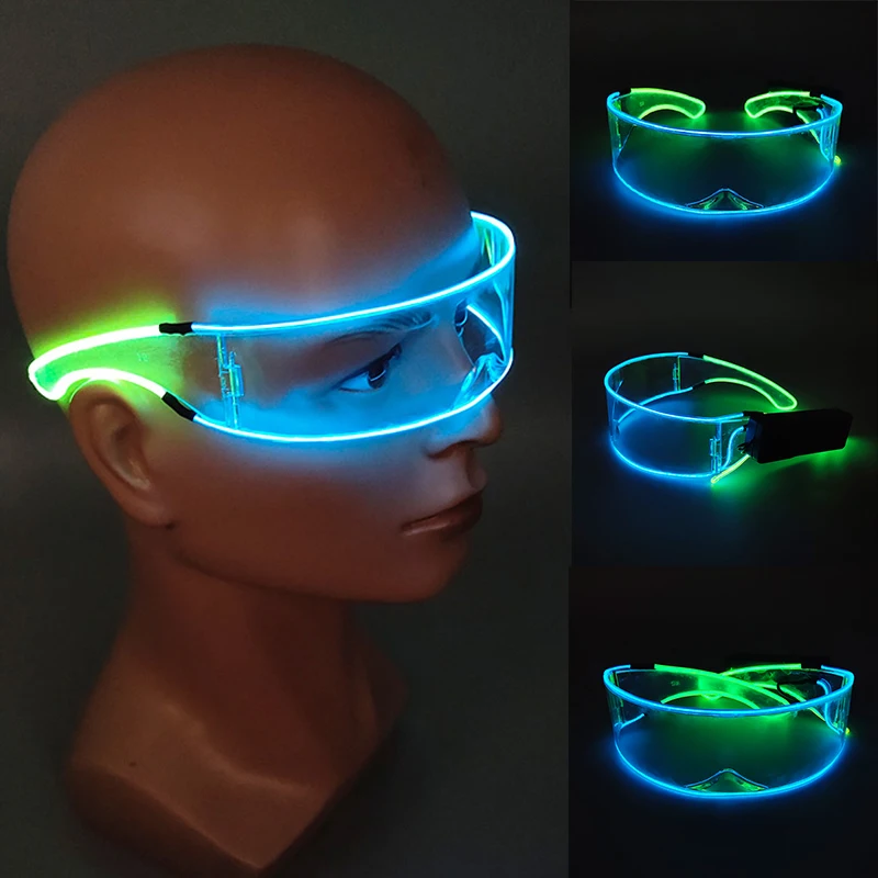 1 pc Wireless Night Glasses Adult Costumes Accessory Glasses Adult Fashion Eyewear Glowing EL Wire Glasses
1 pc Wireless Night Glasses Adult Costumes Accessory Glasses Adult Fashion Eyewear Glowing EL Wire Glasses