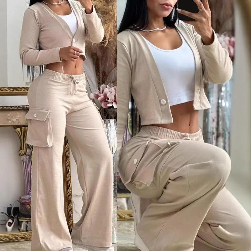 Faionable Casual Women's Outfit Set 2025 New Cross-Border Independent Station Leisure Sle ket Detail Mid-Low Waist PVC
Faionable Casual Women's Outfit Set 2025 New Cross-Border Independent Station Leisure Sle ket Detail Mid-Low Waist PVC