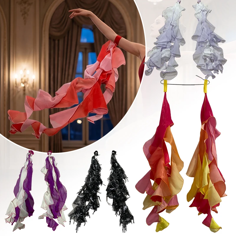 Ballroom Dance Wrist Ribbon Floating Sleeve 1 Pair for Modern Dance & Competition Performance Lightweight Arm Decor Accessories
Ballroom Dance Wrist Ribbon Floating Sleeve 1 Pair for Modern Dance & Competition Performance Lightweight Arm Decor Accessories