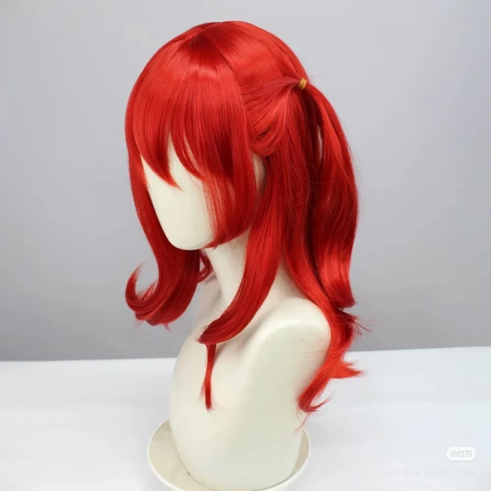 Ikuyo Kita Cosplay Wig Red Side Ponytail Wig with Simulation Scalp Top Rose Net Inner Cap Heat Resistant Synthetic Fiber Wig
Ikuyo Kita Cosplay Wig Red Side Ponytail Wig with Simulation Scalp Top Rose Net Inner Cap Heat Resistant Synthetic Fiber Wig