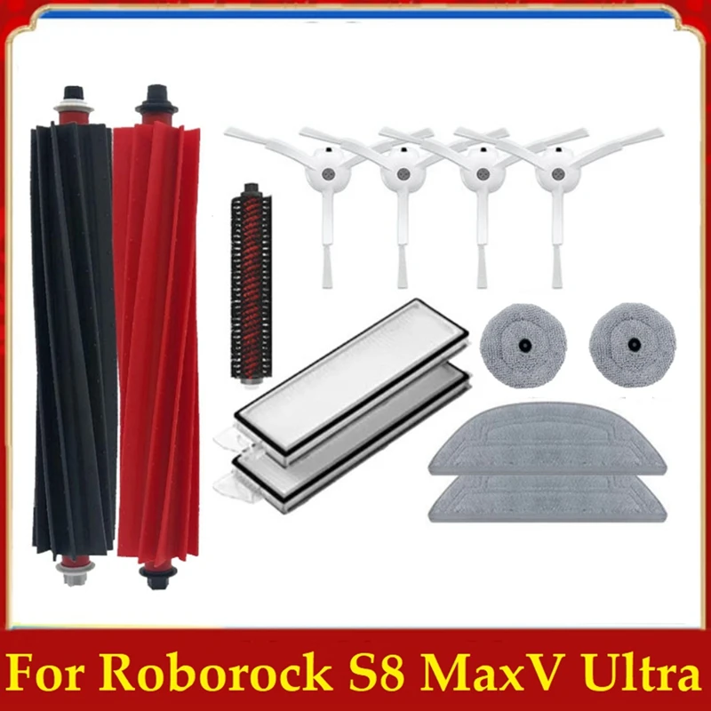 ABWM-13Pcs For Roborock S8 Max V Ultra G20s Robot Vacuum Cleaner Accessories Main Side Brush Mop Hepa Filter Dust Bag Parts
ABWM-13Pcs For Roborock S8 Max V Ultra G20s Robot Vacuum Cleaner Accessories Main Side Brush Mop Hepa Filter Dust Bag Parts