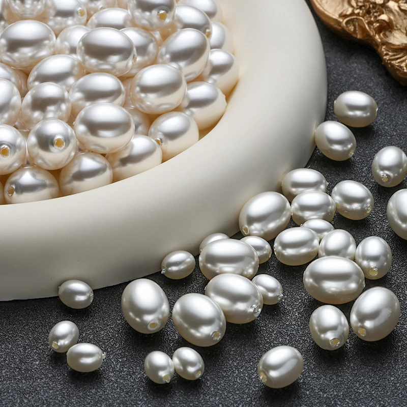 100Pcs Oval Imitation Pearl Beads For Jewelry Making Supplies DIY Charm Necklace Bracelet Fashion Earring Accessorie Wholesale
100Pcs Oval Imitation Pearl Beads For Jewelry Making Supplies DIY Charm Necklace Bracelet Fashion Earring Accessorie Wholesale