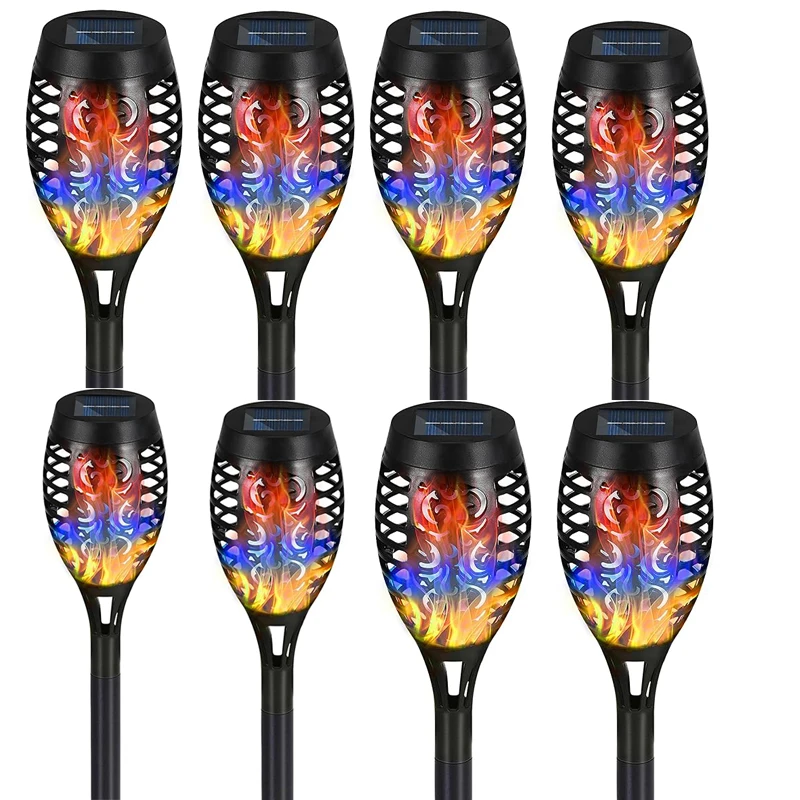Солнечные фонарики с красочным мерцающим садовым декором, водонепроницаемые светодиодные фонари, мерцающие пламенные фонари, уличный декор для дорожки
Солнечные фонарики с красочным мерцающим садовым декором, водонепроницаемые светодиодные фонари, мерцающие пламенные фонари, уличный декор для дорожки