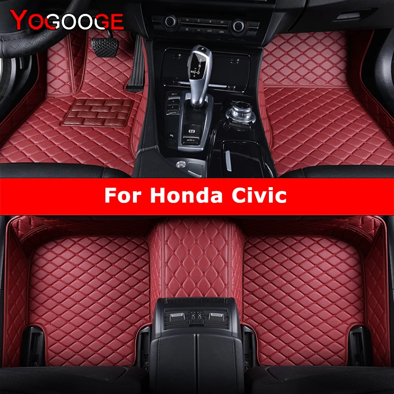 YOGOOGE Custom Car Floor Mats For Honda Civic 2005-2023 Auto Carpets Foot Coche Accessorie
YOGOOGE Custom Car Floor Mats For Honda Civic 2005-2023 Auto Carpets Foot Coche Accessorie