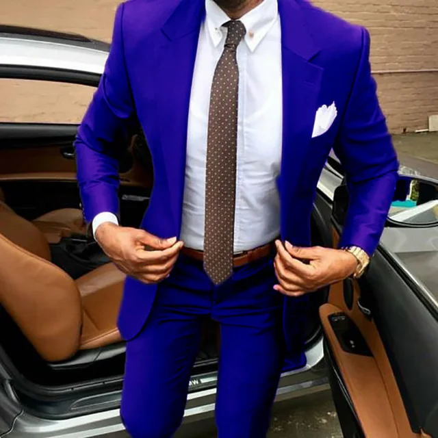 2 Pieces Royal Blue Casual Mens Suit Costume Custom Made Wedding Suits For Men Slim Fit Groom Suits Wedding Tuxedos Jacket+Pants
2 Pieces Royal Blue Casual Mens Suit Costume Custom Made Wedding Suits For Men Slim Fit Groom Suits Wedding Tuxedos Jacket+Pants