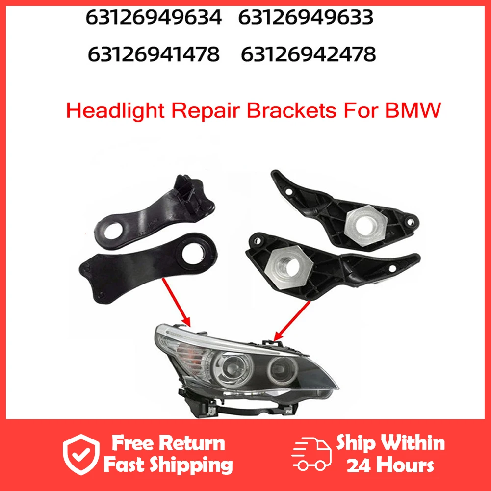 2 пары автомобильных передних фар, ремонтный кронштейн, зажим для крепления фар, держатель для BMW E60 E61 525i 530i 540i 545i 550i 2003-2010
2 пары автомобильных передних фар, ремонтный кронштейн, зажим для крепления фар, держатель для BMW E60 E61 525i 530i 540i 545i 550i 2003-2010