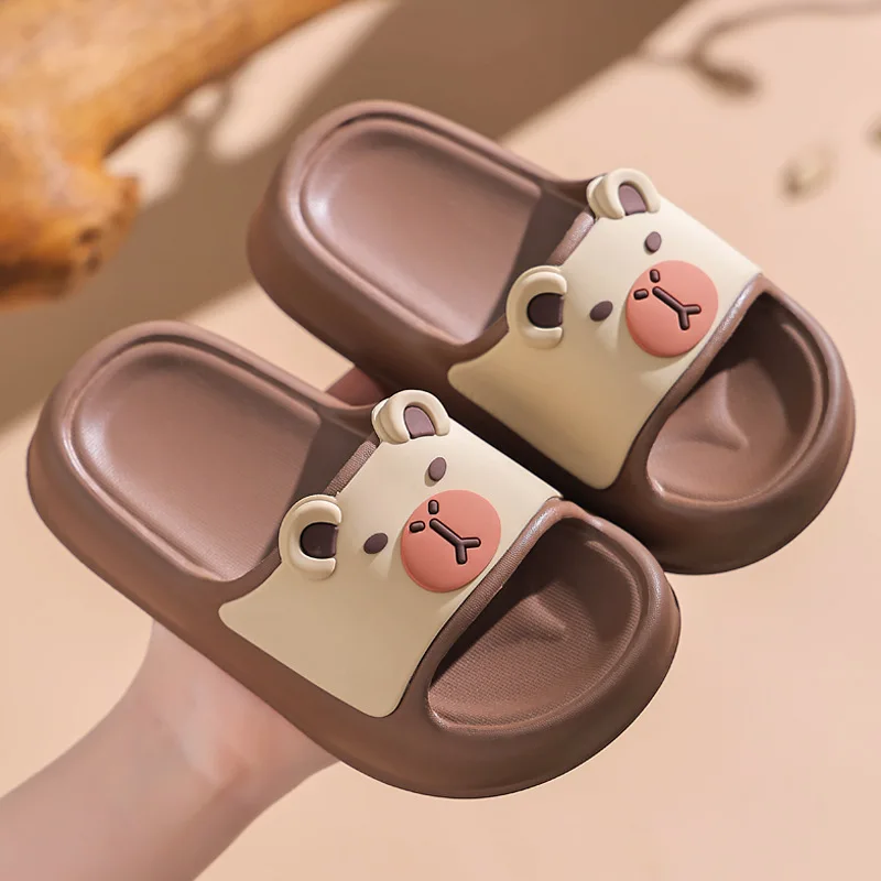 Thick Sole Summer Beach Shoes Boys Girls Flip Flops Indoor Flip Flops Slipper Cute Cartoon Bear Kids Slippers Soft EVA Non-Slip
Thick Sole Summer Beach Shoes Boys Girls Flip Flops Indoor Flip Flops Slipper Cute Cartoon Bear Kids Slippers Soft EVA Non-Slip