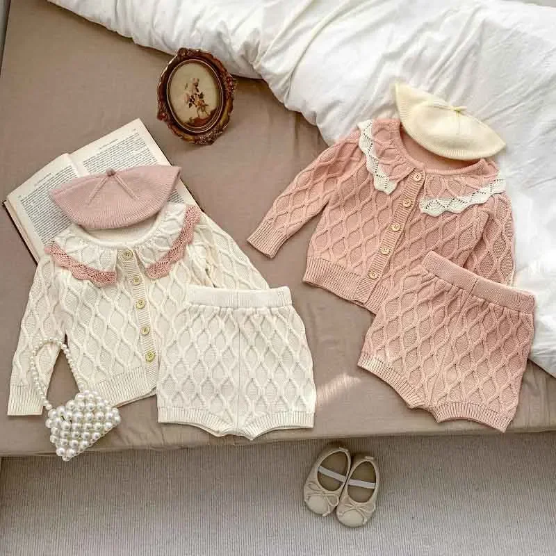 2025 Princess Baby Girl Sweater Clothes Set 0-3Years Newborn Kids Long Sleeve Knitted Cardigan Tops+Shorts 2PCS Spring Outfits
2025 Princess Baby Girl Sweater Clothes Set 0-3Years Newborn Kids Long Sleeve Knitted Cardigan Tops+Shorts 2PCS Spring Outfits