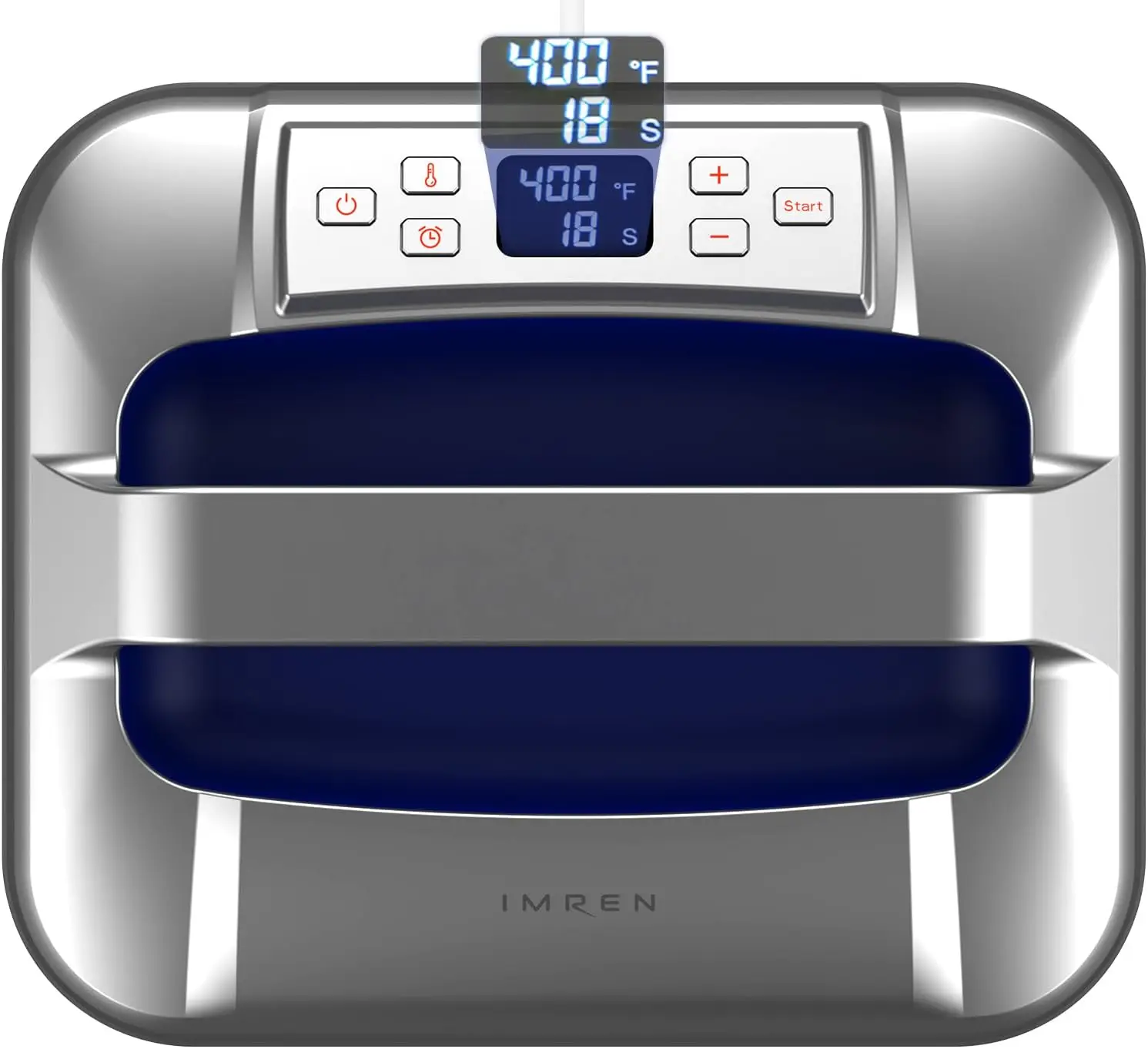 12"x10" Heat Press Machine for T-Shirts, Hoodies, Sublimation & Vinyl, 210-400℉, Blue
12"x10" Heat Press Machine for T-Shirts, Hoodies, Sublimation & Vinyl, 210-400℉, Blue