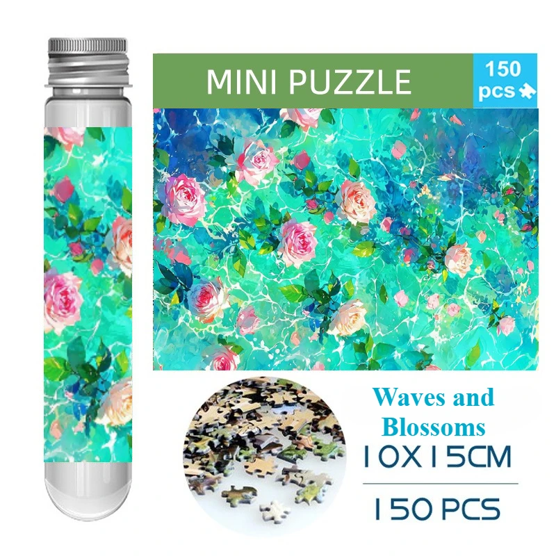 150PCS Mini Test Tube Waves and Blossoms Difficult Jigsaw Puzzle Decompression Toys Game Family Educational Toys
150PCS Mini Test Tube Waves and Blossoms Difficult Jigsaw Puzzle Decompression Toys Game Family Educational Toys