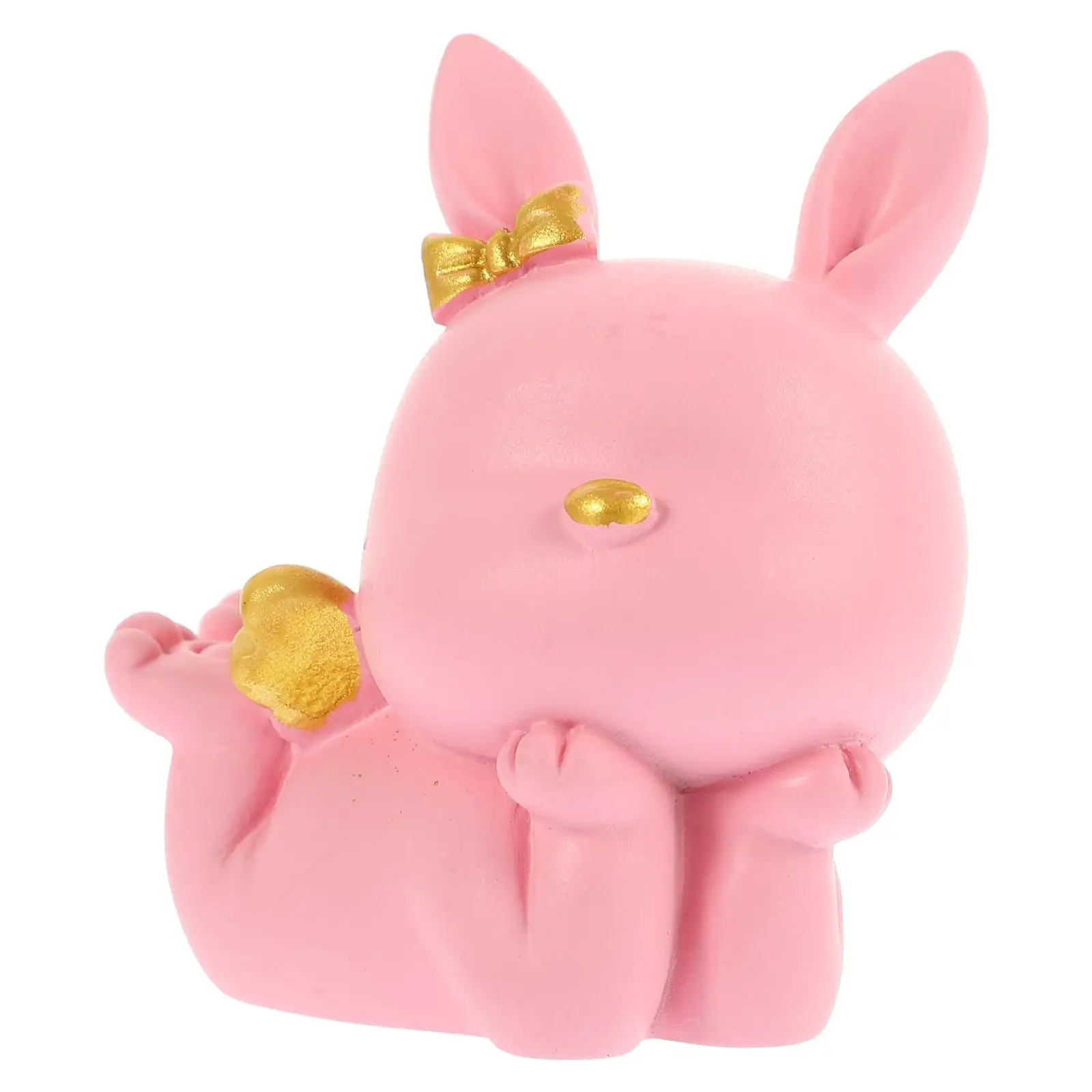 Cartoon Rabbit Figurine Zodiac Decor Small Pink Bunny Statue Resin Craft Desktop nament Lovely Toy
Cartoon Rabbit Figurine Zodiac Decor Small Pink Bunny Statue Resin Craft Desktop nament Lovely Toy