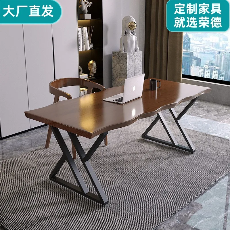 Solid wood large board computer desk simple modern desk negotiation table workbench log large board table long calligraphy table
Solid wood large board computer desk simple modern desk negotiation table workbench log large board table long calligraphy table