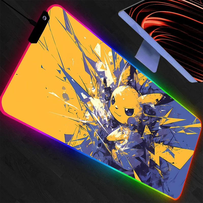 Коврик для мыши RGB с подсветкой, игровые аксессуары, компьютерный скоростной мини-ПК, геймерская клавиатура, светодиодный настольный коврик, коврик для мыши Покемон Пикачу
Коврик для мыши RGB с подсветкой, игровые аксессуары, компьютерный скоростной мини-ПК, геймерская клавиатура, светодиодный настольный коврик, коврик для мыши Покемон Пикачу