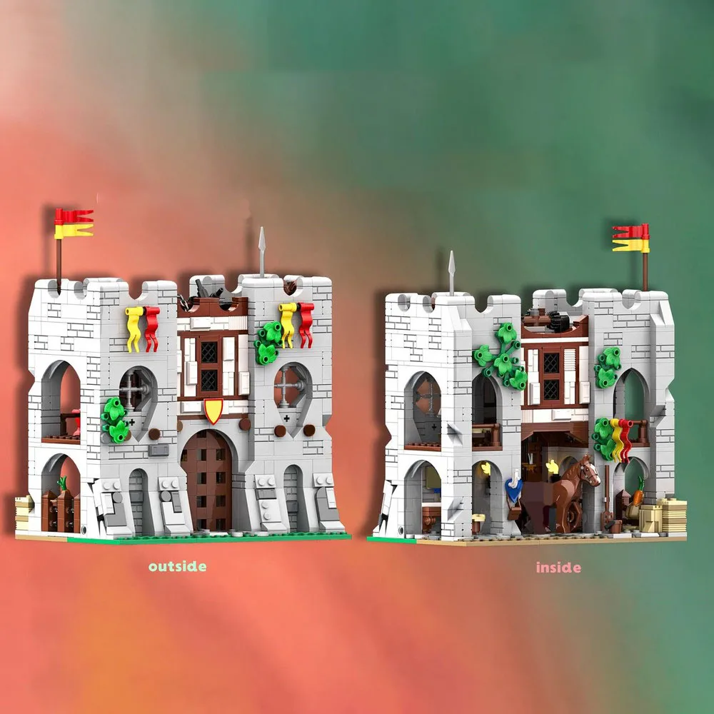 1006PCS MOC Hot-selling Castle Series Medieval Messenger Gate Building Model DIY Assembly Set Toy Children Adult Collection Gift
1006PCS MOC Hot-selling Castle Series Medieval Messenger Gate Building Model DIY Assembly Set Toy Children Adult Collection Gift