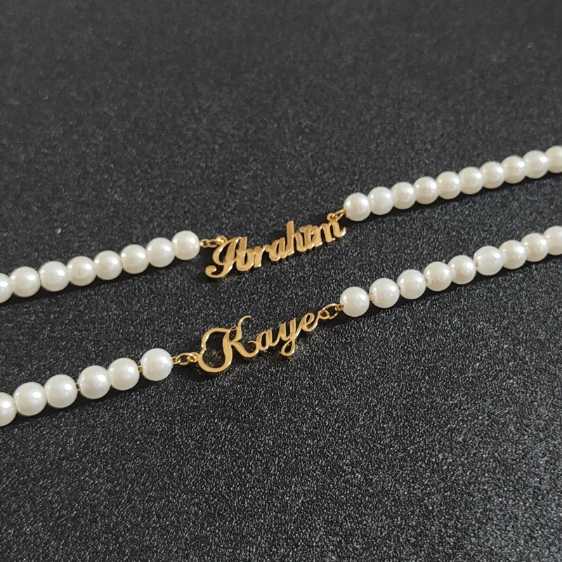 Customized Name Necklace Bracelet Set Pearl Pendant Personalized Letter Necklace Bracelet Set Women's and Children's Gifts
Customized Name Necklace Bracelet Set Pearl Pendant Personalized Letter Necklace Bracelet Set Women's and Children's Gifts