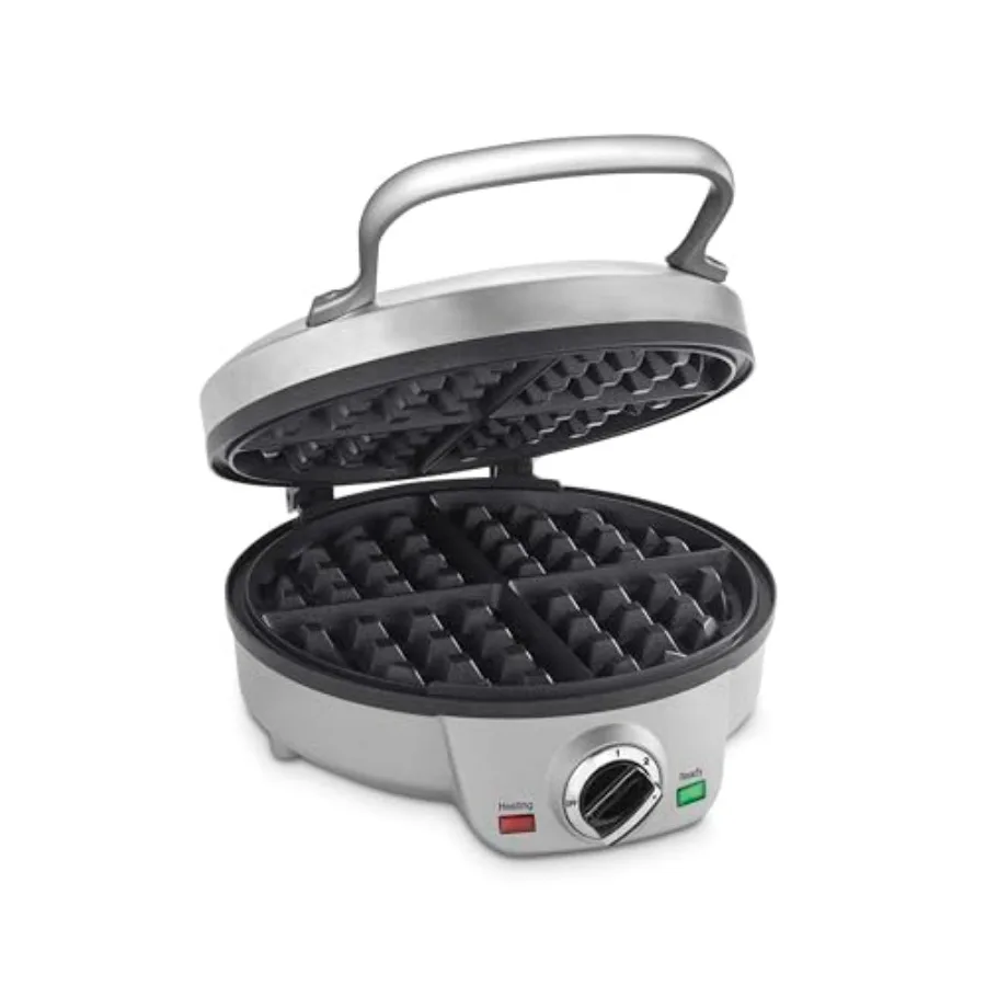 Belgian Waffle Maker Round Waffle Iron 6 Setting Adjustable Browning Audible Alert Nonstick Plates WAF-200NAS
Belgian Waffle Maker Round Waffle Iron 6 Setting Adjustable Browning Audible Alert Nonstick Plates WAF-200NAS