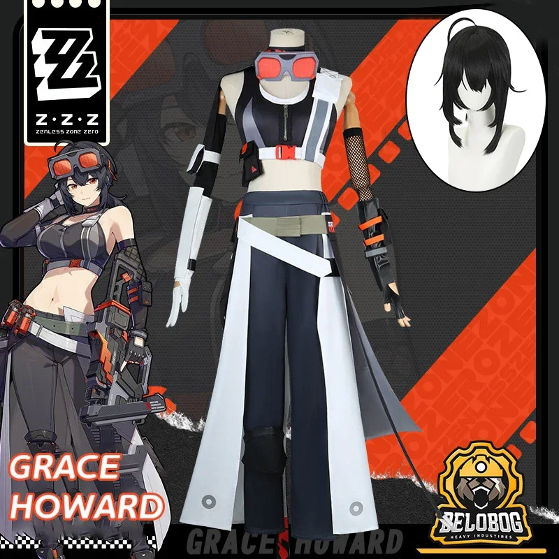 Zenless Zone Zero Grace Howard Cosplay Costume Uniform Anime Halloween Party Costumes Masquerade Women Wig Game
Zenless Zone Zero Grace Howard Cosplay Costume Uniform Anime Halloween Party Costumes Masquerade Women Wig Game