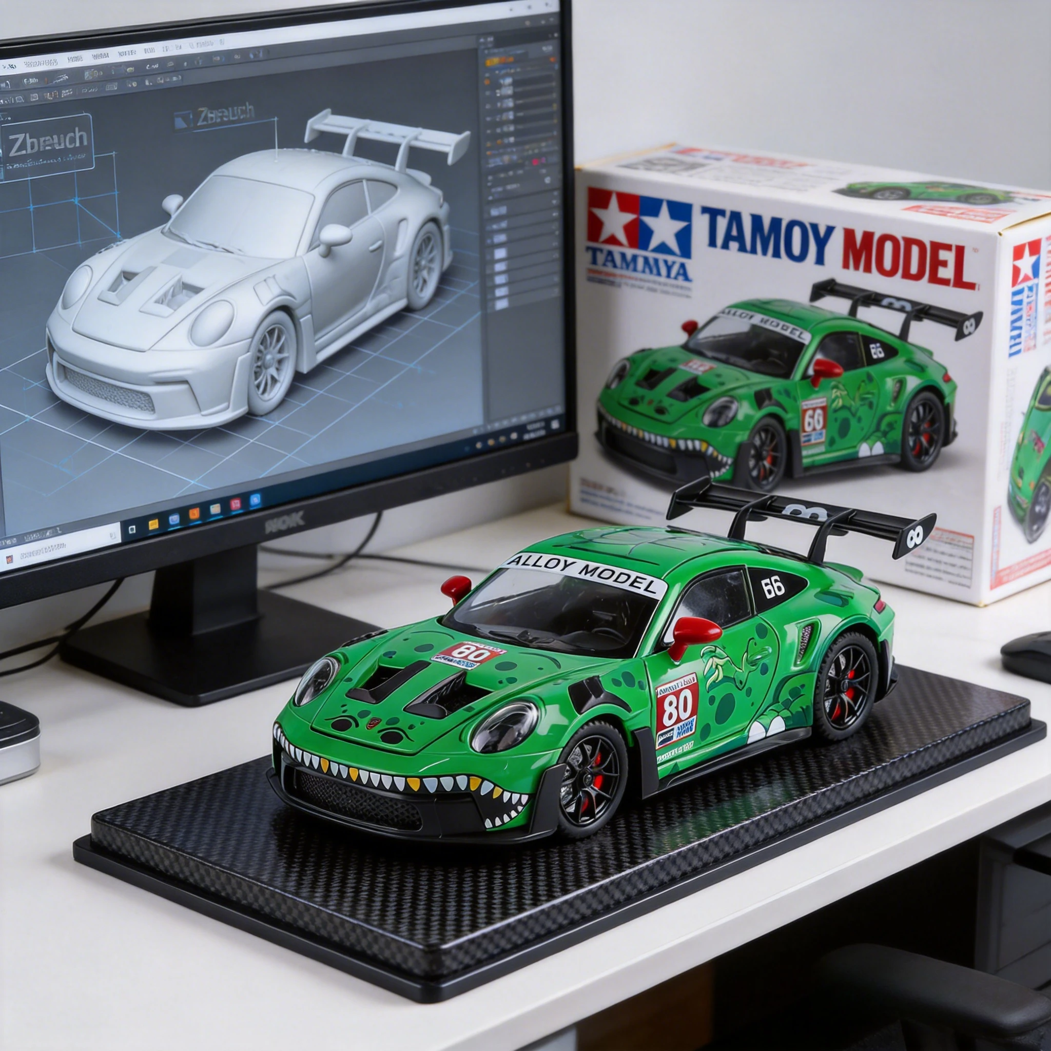 1:24 Porsche 911 GT3 RS Tyrannosaurus Rex Painted Modified Racing Alloy Metal Diecast Model Car Simulation Miniature Holiday Toy
1:24 Porsche 911 GT3 RS Tyrannosaurus Rex Painted Modified Racing Alloy Metal Diecast Model Car Simulation Miniature Holiday Toy
