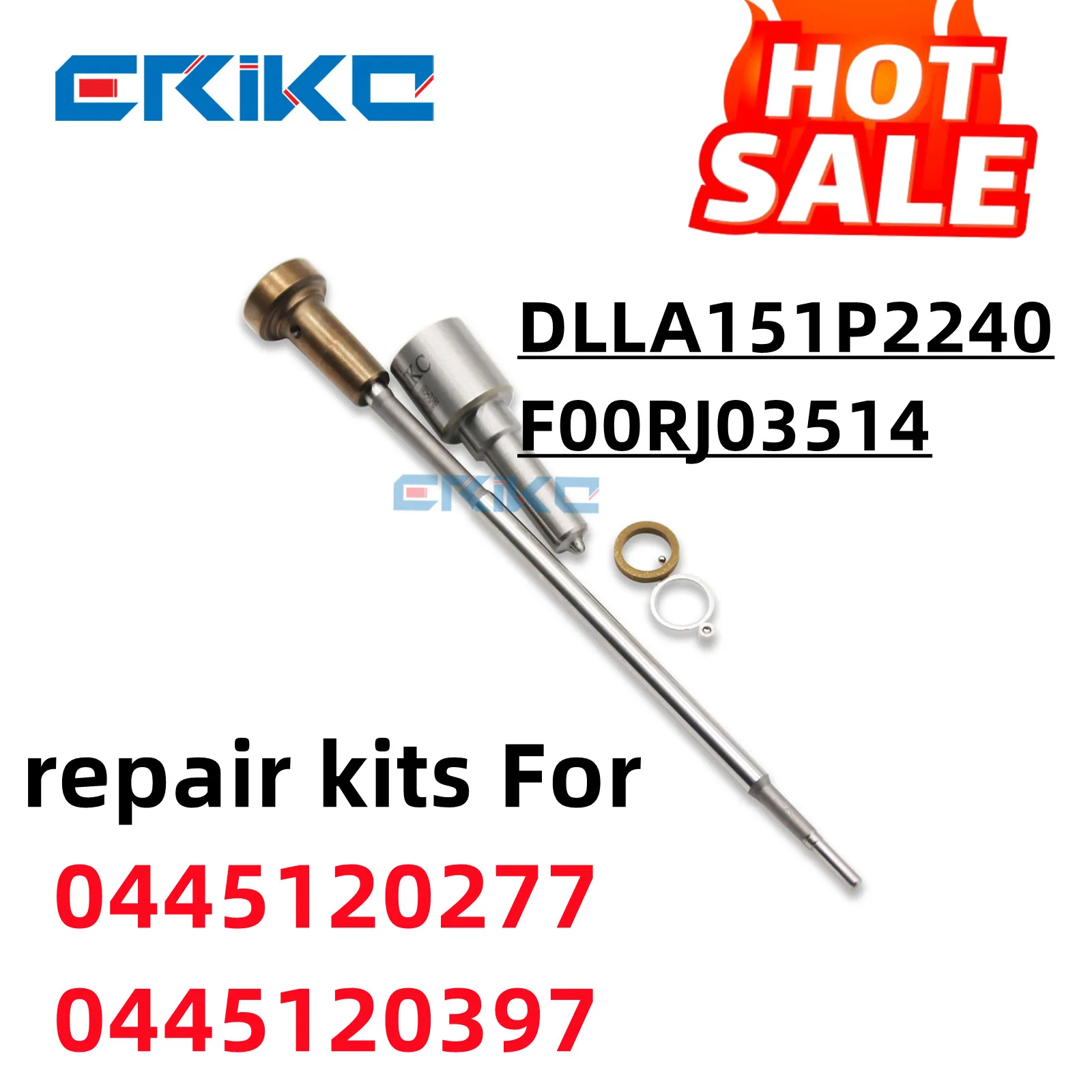 ERIKC diesel injector repair kits F00RJ03514 Contains nozzle DLLA151P2240 valve F00RJ02035 for bosch 0445120277 0445120397
ERIKC diesel injector repair kits F00RJ03514 Contains nozzle DLLA151P2240 valve F00RJ02035 for bosch 0445120277 0445120397