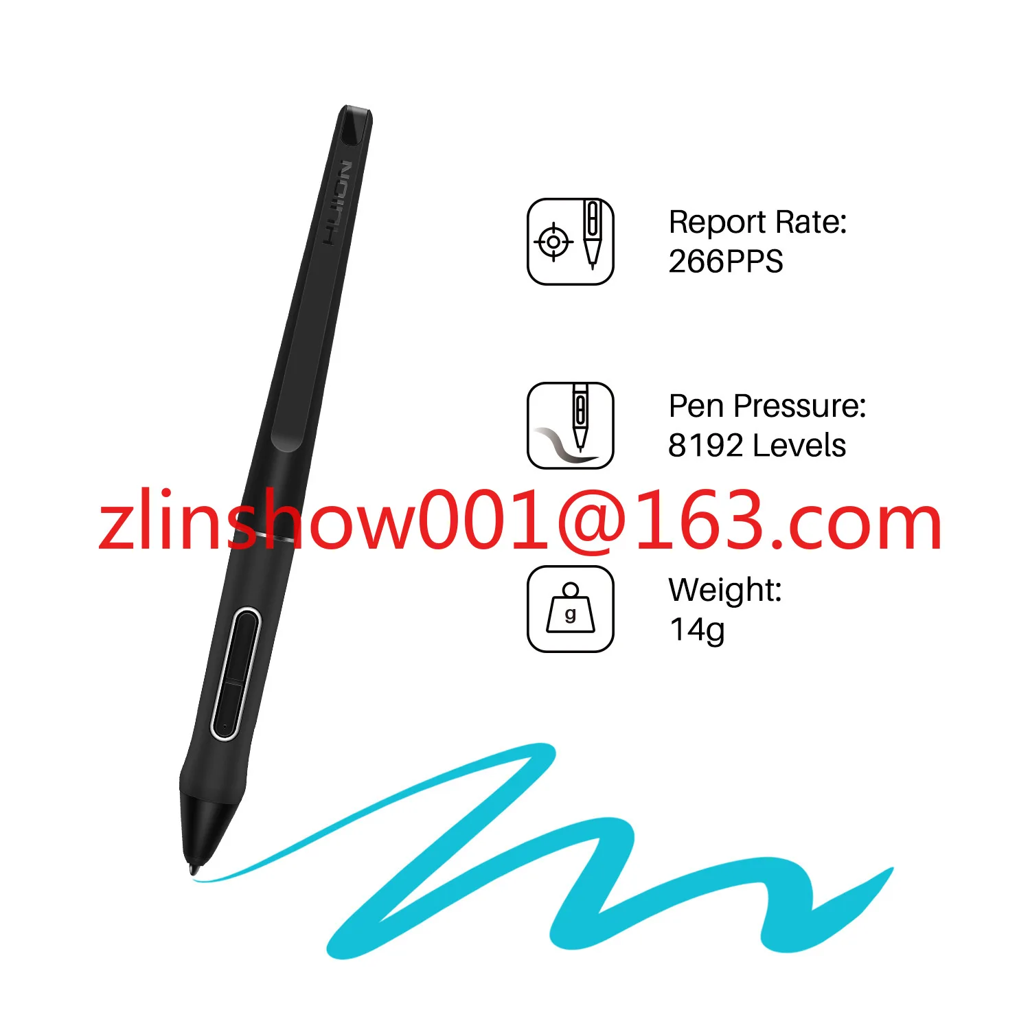 PW517 Flat Panel Pen Suitable for Huion Kamvas 13 22 12 GS1562/GS1161
PW517 Flat Panel Pen Suitable for Huion Kamvas 13 22 12 GS1562/GS1161