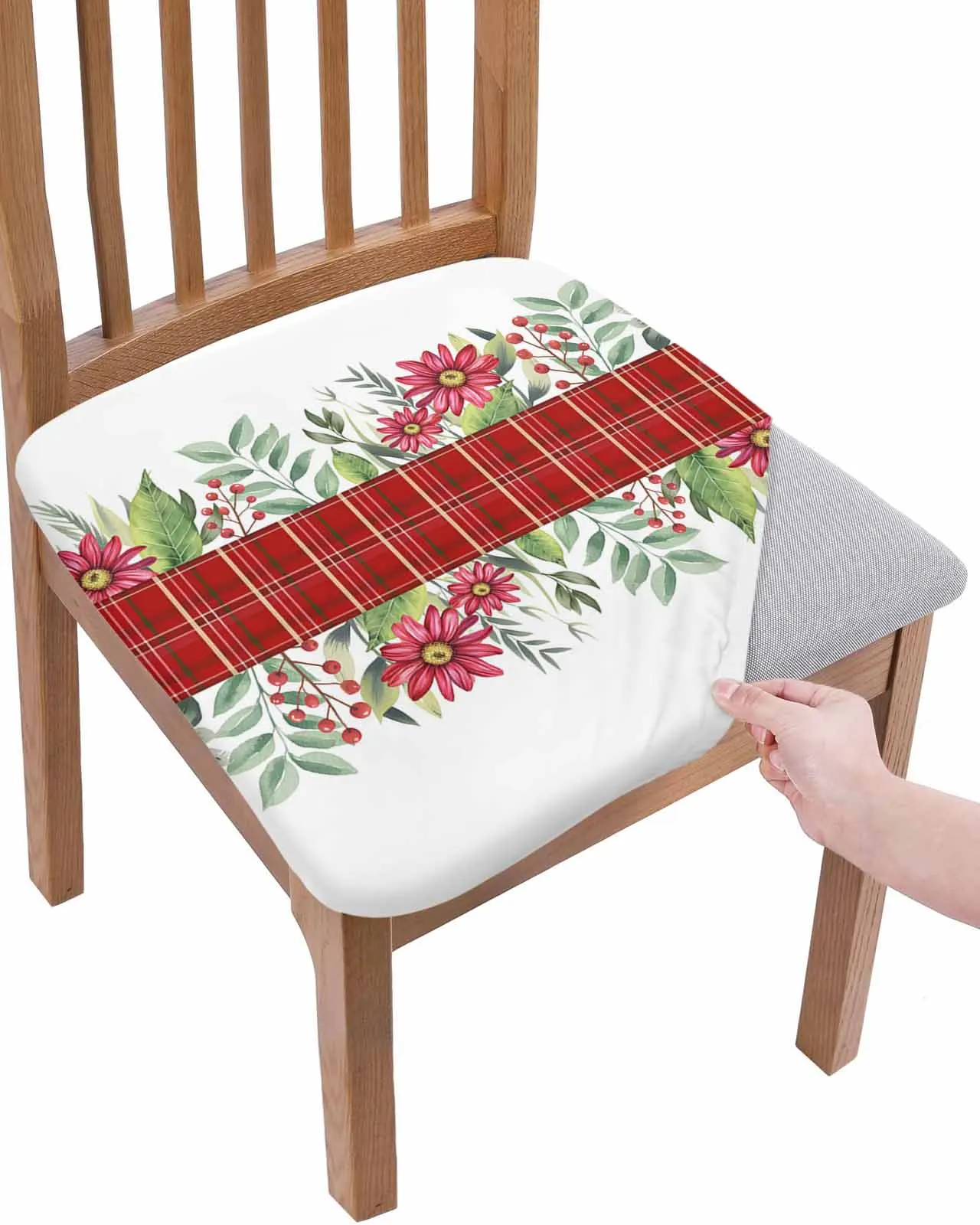 Christmas Pastoral Berry Plaid Elasticity Chair Cover Office Computer Seat Protector Case Home Kitchen Chair Slipcovers
Christmas Pastoral Berry Plaid Elasticity Chair Cover Office Computer Seat Protector Case Home Kitchen Chair Slipcovers