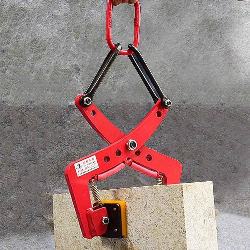 Heavy-Duty Adjustable Jaw Width Stone Lifting Clamp with Rubber-Lined Jaws for Curb Stones Marble Stone Lifter Anti-slip Rubber
Heavy-Duty Adjustable Jaw Width Stone Lifting Clamp with Rubber-Lined Jaws for Curb Stones Marble Stone Lifter Anti-slip Rubber