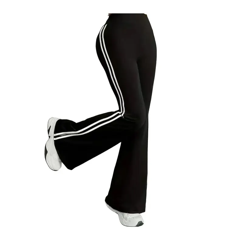 Women's Casual Sports Flared Pants, Side Stripe Design, High-Waisted and Hip-Lifting, Suitable for All Seasons, Slim-Fit Long Pants
Women's Casual Sports Flared Pants, Side Stripe Design, High-Waisted and Hip-Lifting, Suitable for All Seasons, Slim-Fit Long Pants