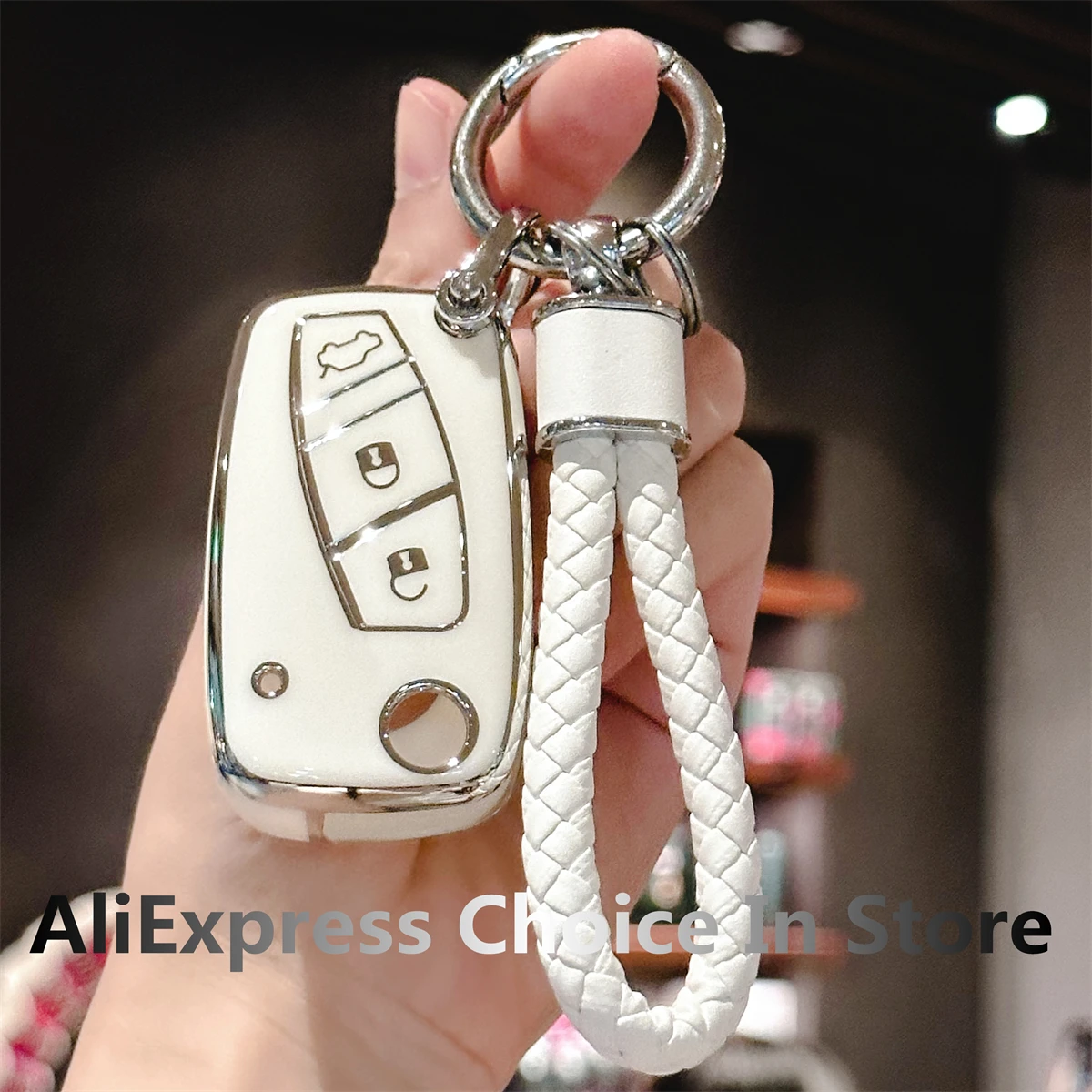 Premium TPU Car Key Case Cover with Keychain Lanyard for Fiat Panda Stilo Punto Doblo Grande Bravo 500 Ducato Minibus
Premium TPU Car Key Case Cover with Keychain Lanyard for Fiat Panda Stilo Punto Doblo Grande Bravo 500 Ducato Minibus