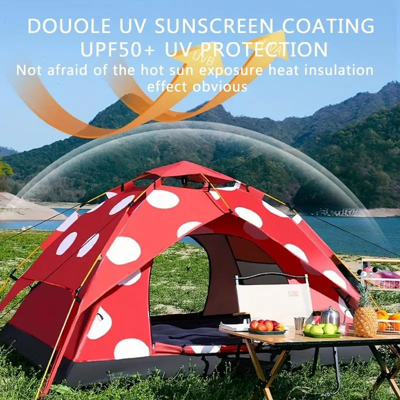sunscreen Waterproof Camping tents girl cute Mushroom shape Camping Sunshade Awning Shelter Beach Tent Automatic Folding Tent
sunscreen Waterproof Camping tents girl cute Mushroom shape Camping Sunshade Awning Shelter Beach Tent Automatic Folding Tent