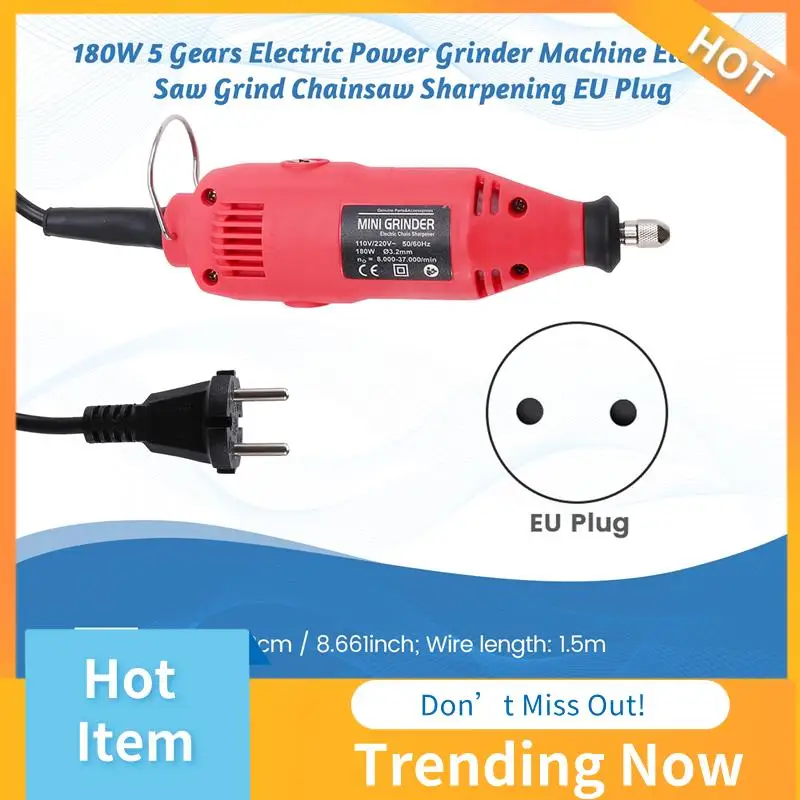 ABNL 180W 5 Gears Electric Power Grinder Machine Electric Saw Grind Chainsaw Sharpening
ABNL 180W 5 Gears Electric Power Grinder Machine Electric Saw Grind Chainsaw Sharpening