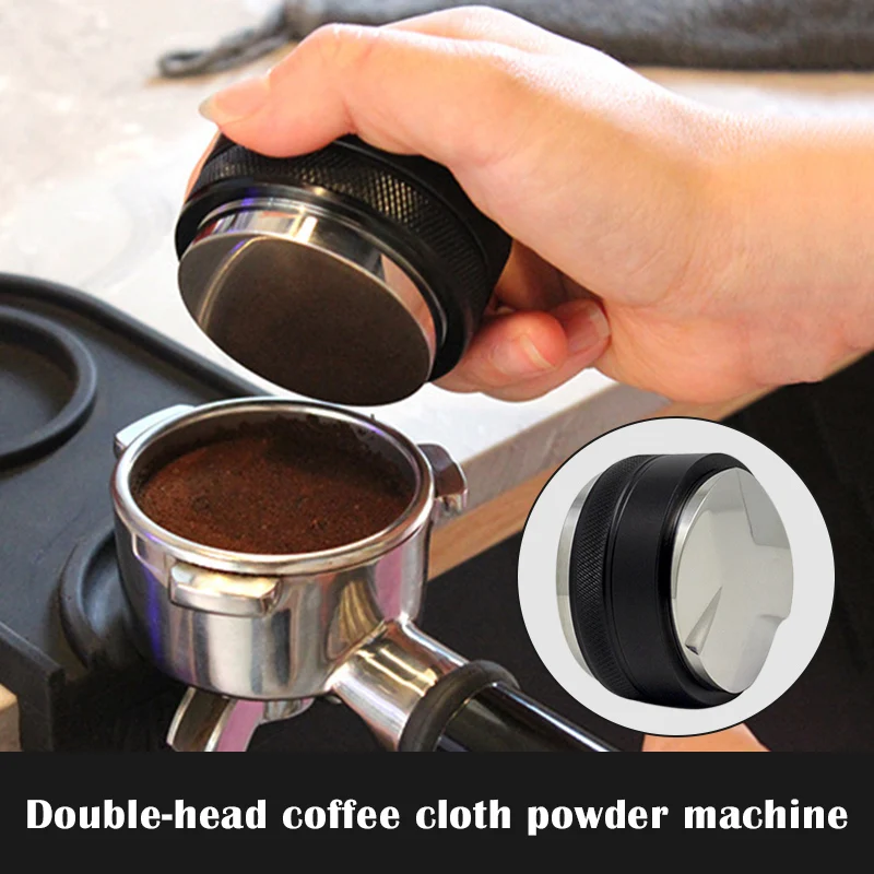 58mm Coffee Distributor Tamper Dual Head Coffee Leveler Fits Adjustable Depth-espresso Flat Tampers For Home Office Bar Shop 
58mm Coffee Distributor Tamper Dual Head Coffee Leveler Fits Adjustable Depth-espresso Flat Tampers For Home Office Bar Shop